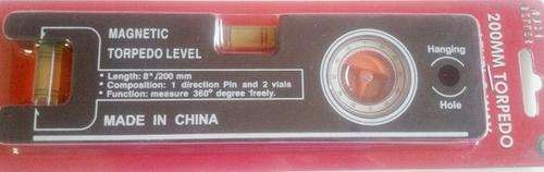 200mm TORPEDO 3 Way Level. Measure 360 degree freely