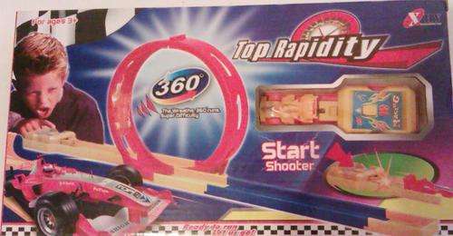 Top Rapidity. With Start Shooter and fully extendable jumping platform.