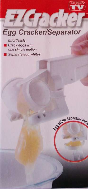 EZCracker AS SEEN ON TV. The effortless Egg Cracker/Separator. A must have for every kitchen!!!