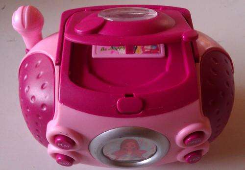 Little girl toy CD Player with Music and Lights.