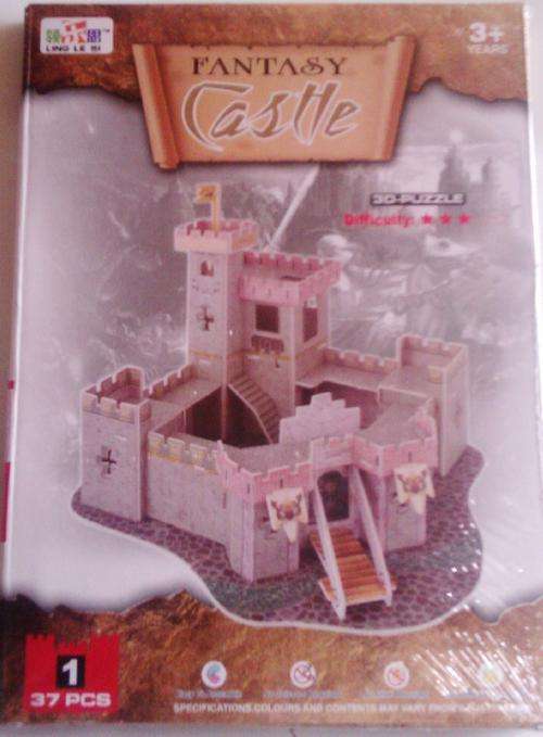 Fantasy Castle 3D Puzzle. Great Decoration Item !!! Educational !!! Fun !!!! Easy to assemble!!!
