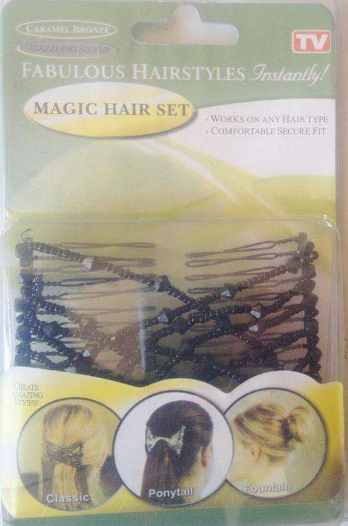 MAGIC HAIR SET as seen on TV. Works on any hair type,  comfortable secure fit.