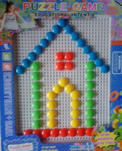 Large EDUCATIONAL Peg Board. Pegs included.
