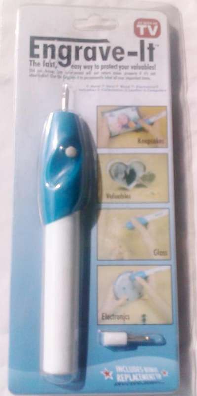 AS SEEN ON TV!!! Engraver, the fast easy way to protect or personelize your valuebles