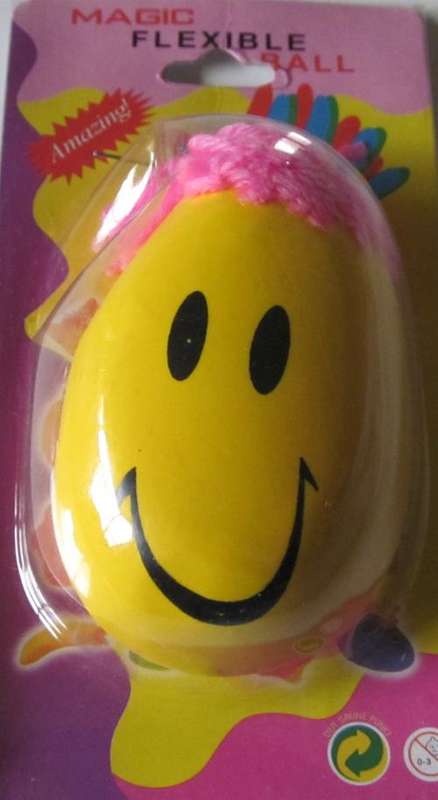 Magic Flexible Smiley Face Ball.