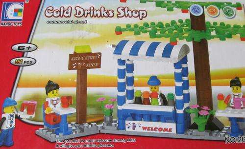 191 Piece (100% lego compadible) Cold Drink Shop, Commercial Street.