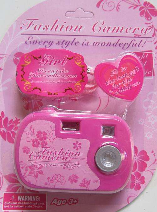 Cute Little Pink Toy camera. With Light and Music!