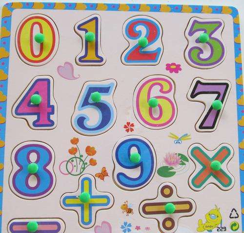High Quality wooden puzzle - NUMBERS.
