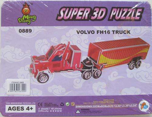 3D Truck Puzzle