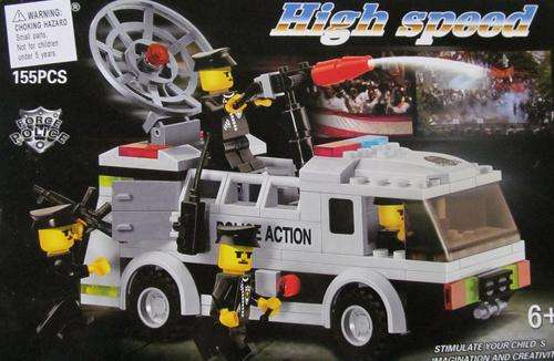 155 PIECE!! High Speed Police series 100% Lego Compatible . Stimulate your childs imagination&creati