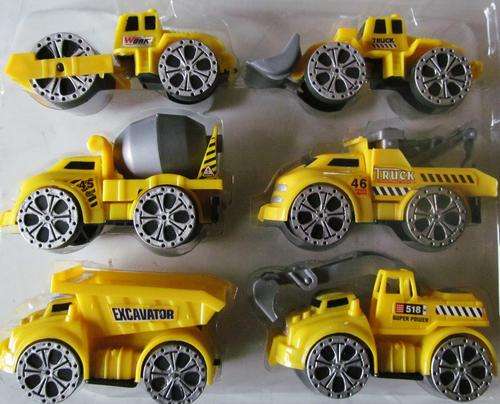 6 Piece Construction Trucks.  Very nice.