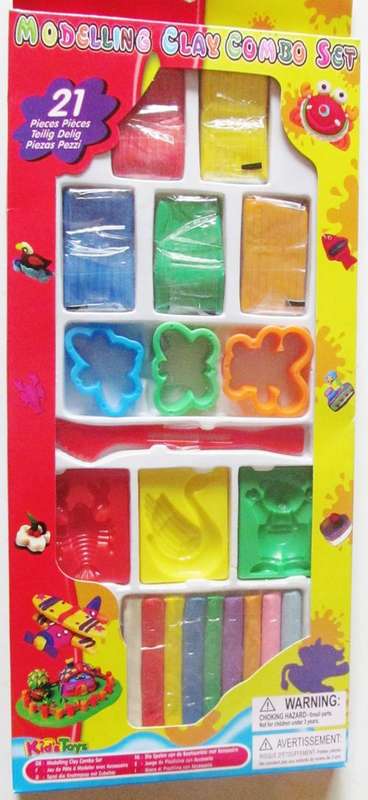 21 Piece Modelling Clay Combo Set