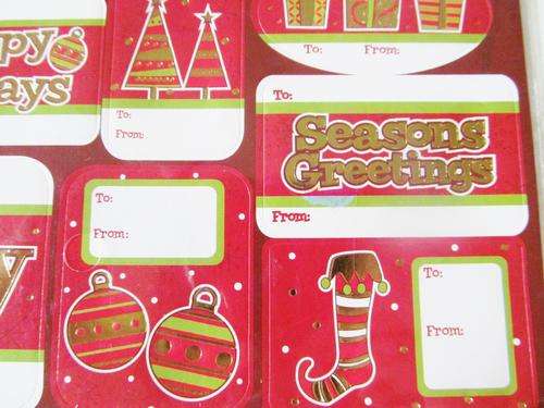 STUNNING 72 Piece Christmas tags!!!