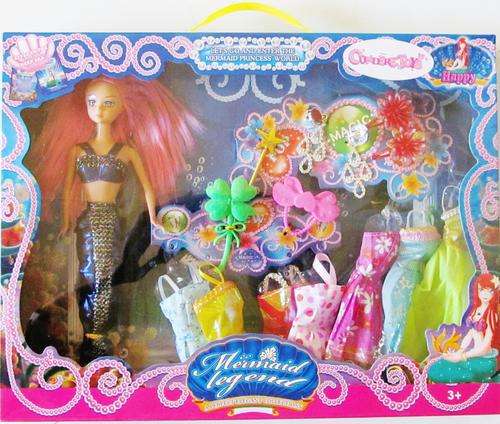 The perfect gift idea!!! Mermaid doll with huge variety of outfits and accessories