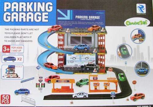 PARKING GARAGE.  Large Parking Lot.  40cm by 45cm. Perfect gift Idea.
