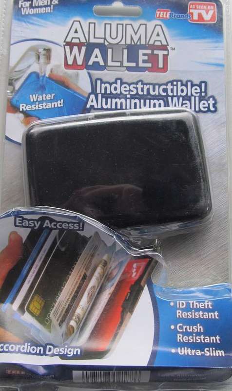 PERFECT GIFT IDEA.  As seen on TV. Aluma Wallet.