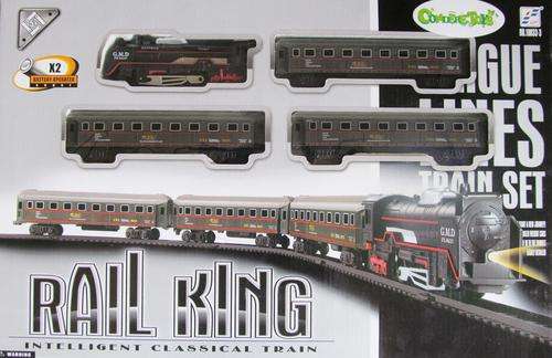 RAIL KING  Intelligent Classical Train.  Finely Detailed Realistic Toy Train, with Light.