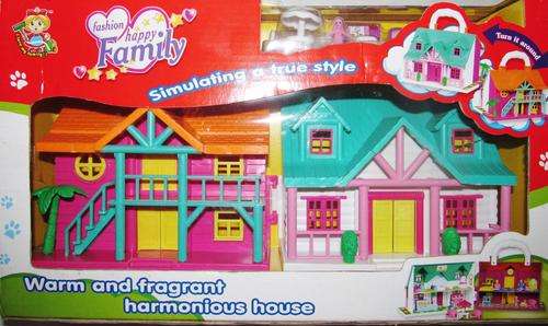 2 in1 Dream House (dolls, furniture & accesories included).