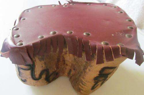 Hand-made wooden Drum. Very nice