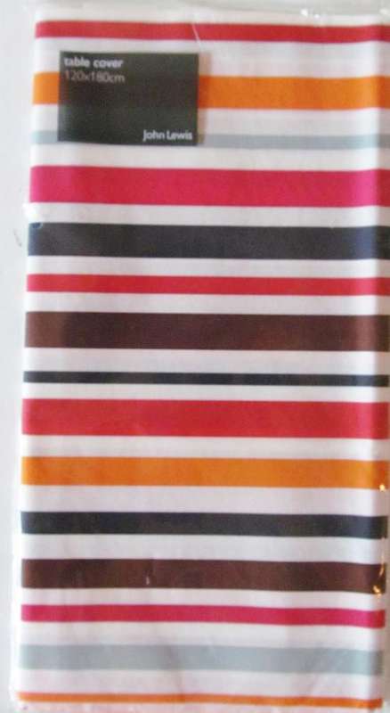 Stripped table cloth by John Lewis!! SHIPPING R40 and ALL ADDITIONAL ITEMS ARE FREE