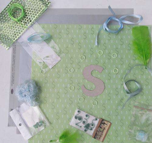 2 Page Layout,all you need just add photo's & a bit of imagination! Every kit is diffrent and unique