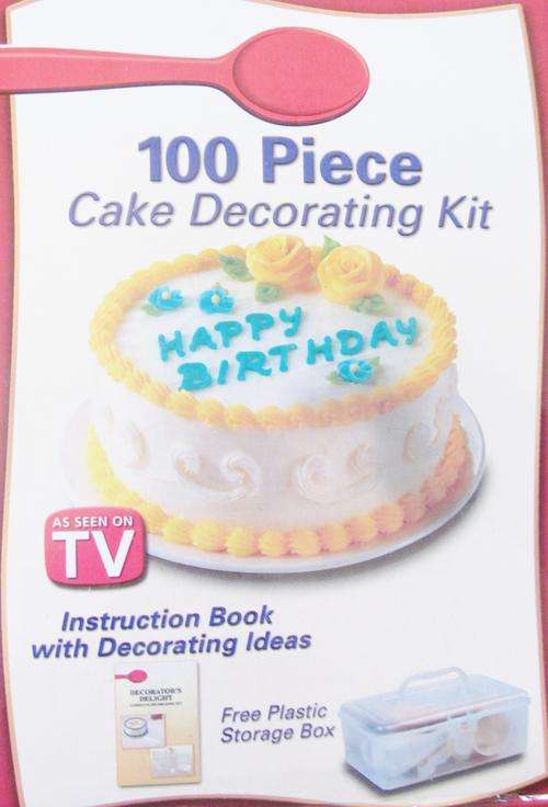 100 Piece Cake Decorating Set, All you need ! Includes a free storage box!!