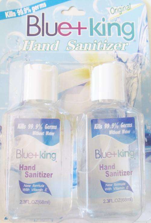 Hand sanitizer, Kills 99% of germs WITHOUT WATER. Two bottles for 1 bid, perfect for handbag and car