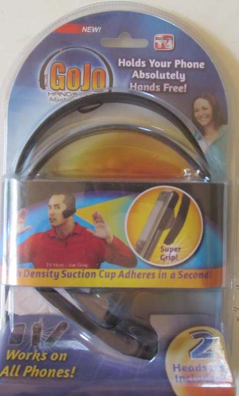 GoJo - Hands Free kit.  AS SEEN ON TV !!! 2 for the price of 1. WORKS ON ALL PHONES