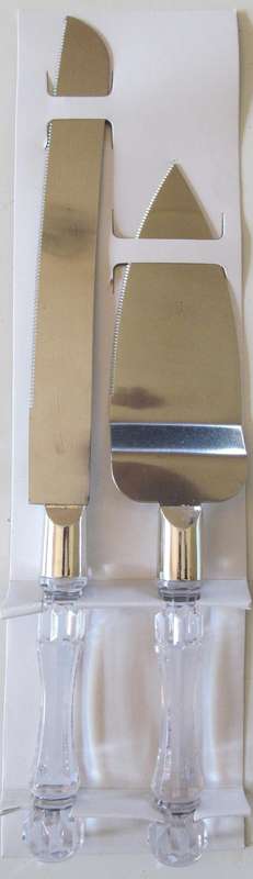 Stunning 2 Piece Stainless Steel Cake set - Perfect for weddings or and other festive occasion.