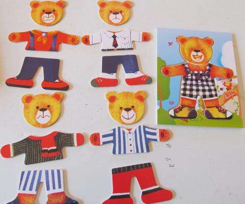 Great wooden Teddy Puzzle,perfect 2 teach your little 1 about emotions & feelings.FREE SHIPPING !!!