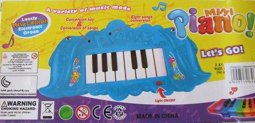 Mini Piano, Conversion key & Conversion of songs.  Eight songs.