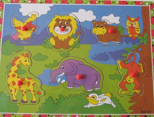 High Quality Wooden Puzzle - Zoo animals