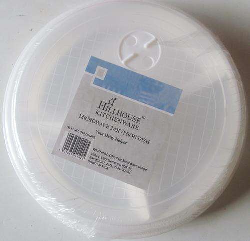 Fantastic Product !!!  HILLHOUSE KITCHENWARE - Microwave 3 division dish with steam release lid