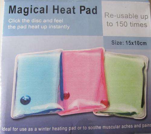 Magic HEAT pad.  Re-usable up to 150 times !!!! Perfect for Muscle and joint pains.