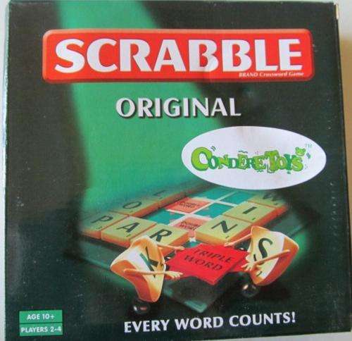 SCRABBLE - where every word counts. Great family game.