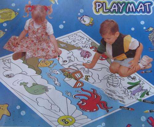 Large reusable washable playmat - WONDERFUL SEALIFE