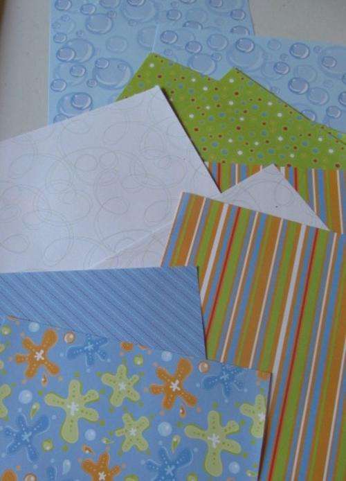 12 Beautiful, Bright and colourfull, high quality scrapbook pages
