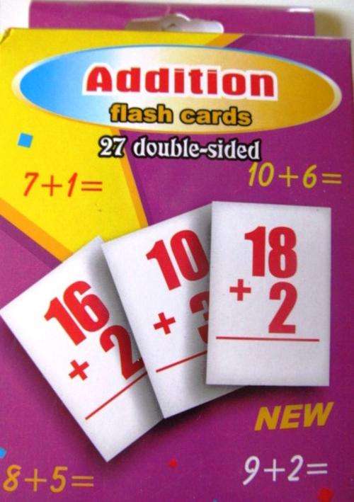 ADDITION flash cards - SHIPPING R40 and ALL ADDITIONAL ITEMS ARE FREE