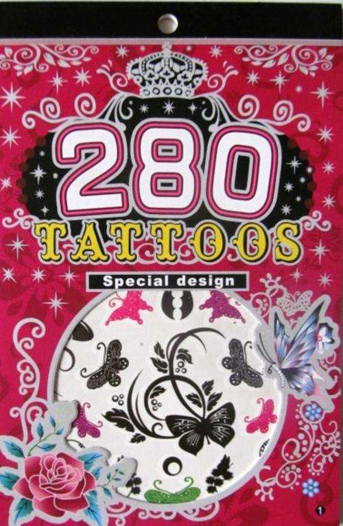 Shipping R40 - ADDITIONAL ITEMS FREE !!!!  280 Tattoo's all for 1 bid !