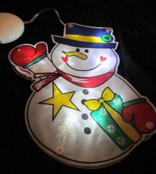 TO CUTE - Snowman (battery operated) with Suction Cup - SHIPPING R40 & ADDITIONAL ITEMS FREE