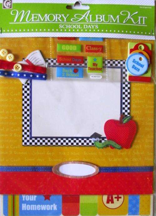 Memory Album Kit - School Day's - SHIPPING R40, ADDITIONAL ITEMS R FREE