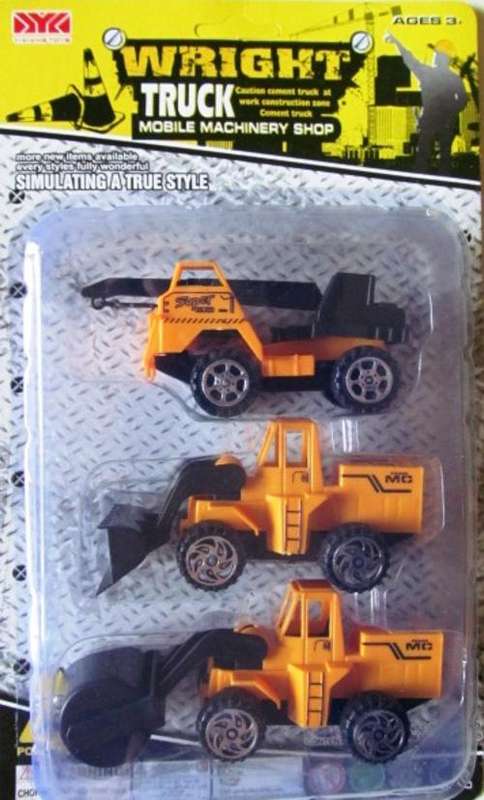 Set of 3 construction trucks by WRITE TRUCK - SHIPPING R40, ADDITIONAL ITEMS R FREE