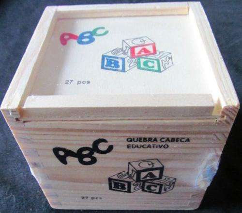 ALL TIME FAVOURITE - Wooden ABC blocks in a bocks-  FREE SHIPPING on all additional items