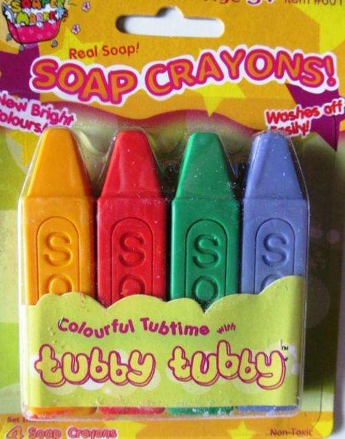 Tubby Tubby BATH CRAYONS - Makes bath time fun - SHIPPING R40 & ALL ADDITIONAL ITEMS ARE FREE