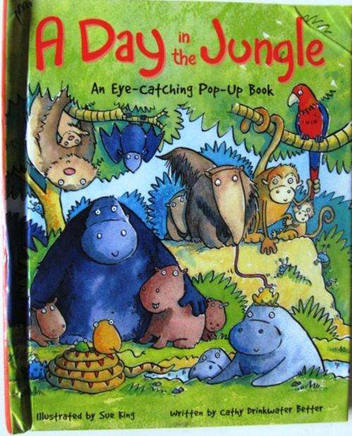 STUNNING POP UP Book, A day in the Jungle ... Shipping R40, additional items & FREE