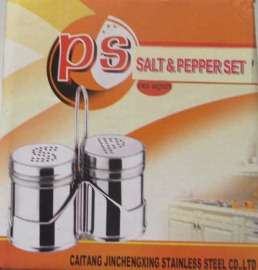 Salt and pepper set- high quality stainless steel - Shipping R40,additional items are FREE