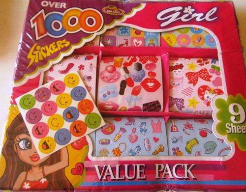 Over 1000 Stickers - Girl