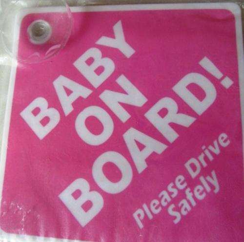 Baby on board - Pink