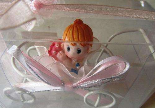 To Cute !!! Adorable baby in metal pram - PINK - only one available