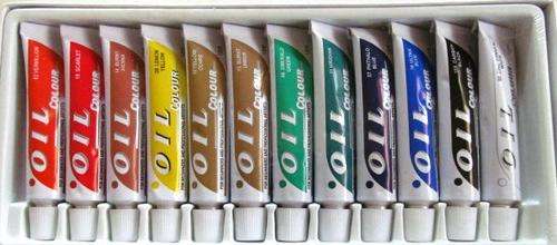 Set of 12 Oil Paints (AFFORDABLE Shipping)
